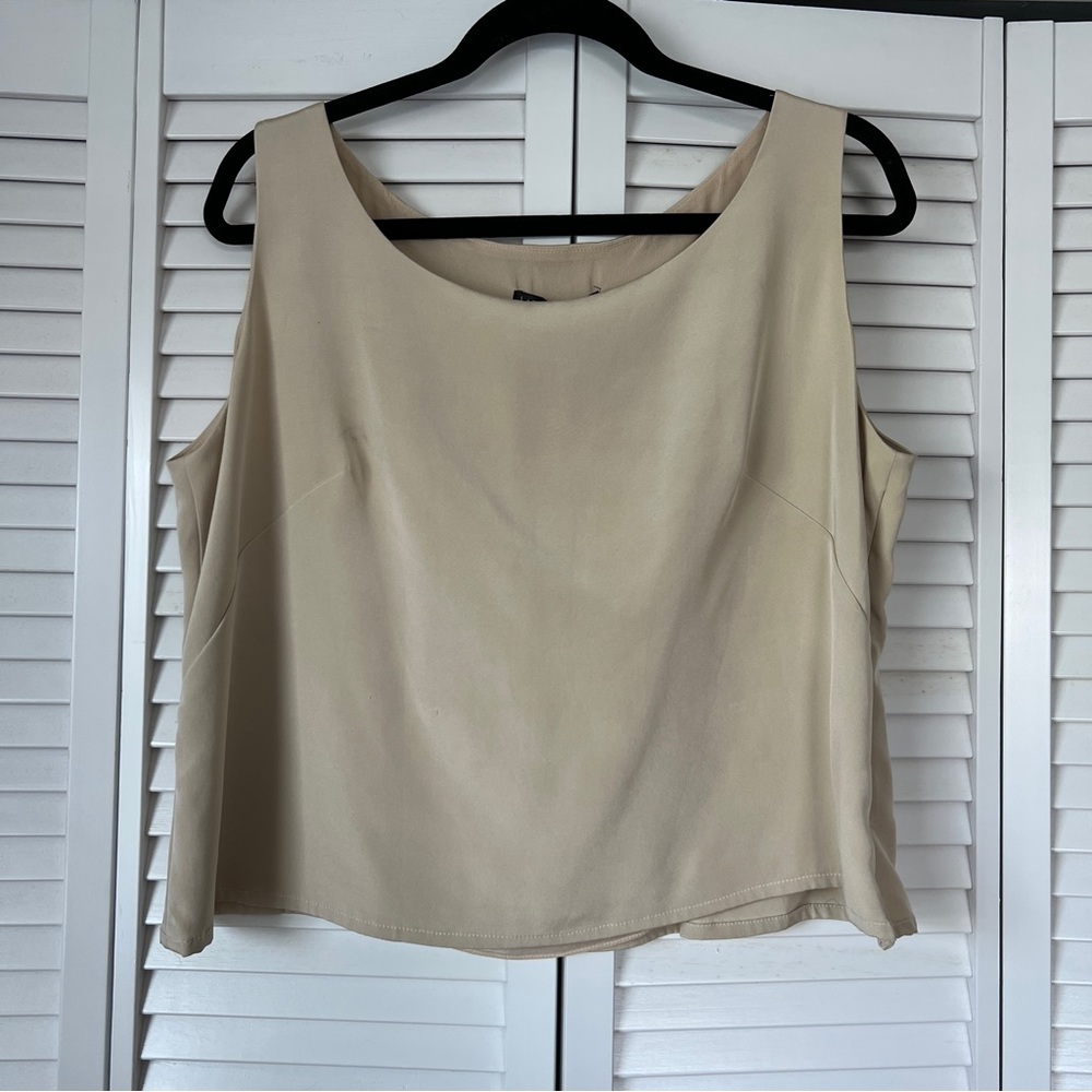 Vintage Lafayette 148 Bateau Silk Shell Tank